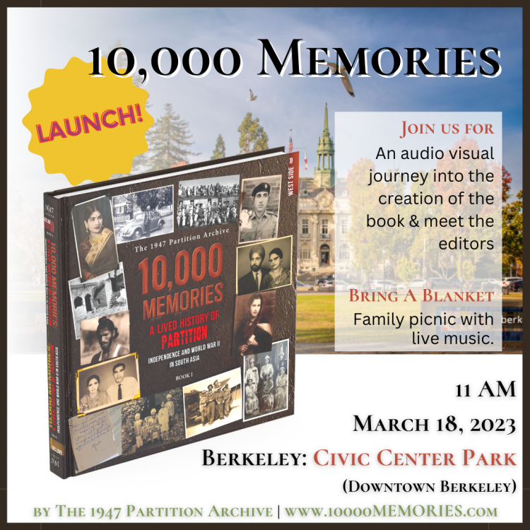 Berkeley 10000 Memories 2023 Event Poster